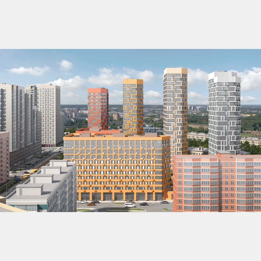 1-к. квартира, 34,7 м², 18/25 эт.