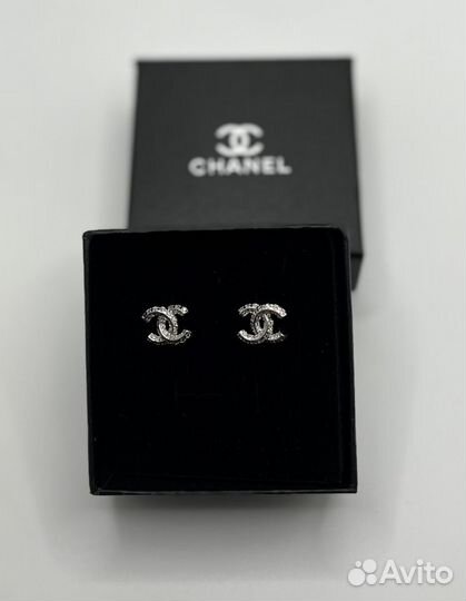 Серьги chanel маленькие