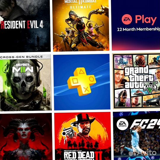 Подписки ps plus и ea play для ps4-518433987