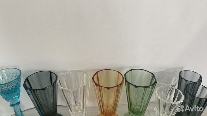 Хрустальные фужеры Лафетники гусь хрустальный