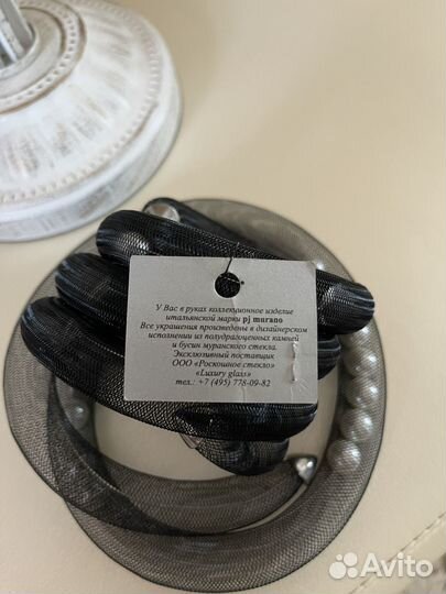 PJ Murano колье и браслет с жемчугом