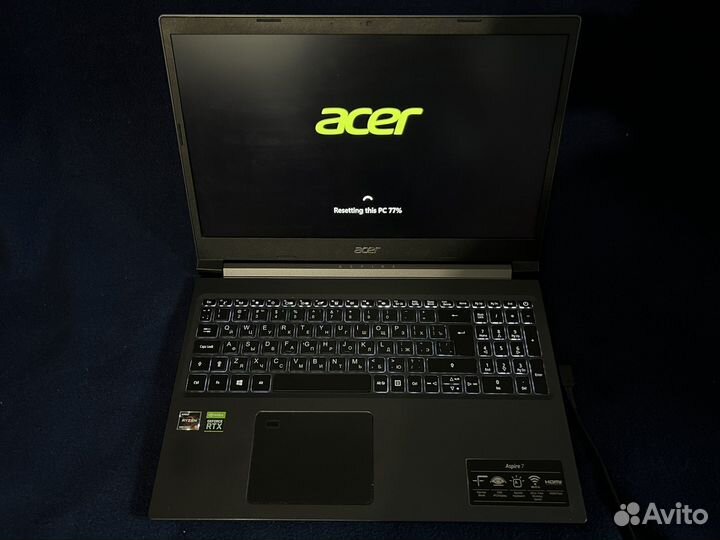 Ноутбук Acer aspire 7 (A715-42G-R8TY)