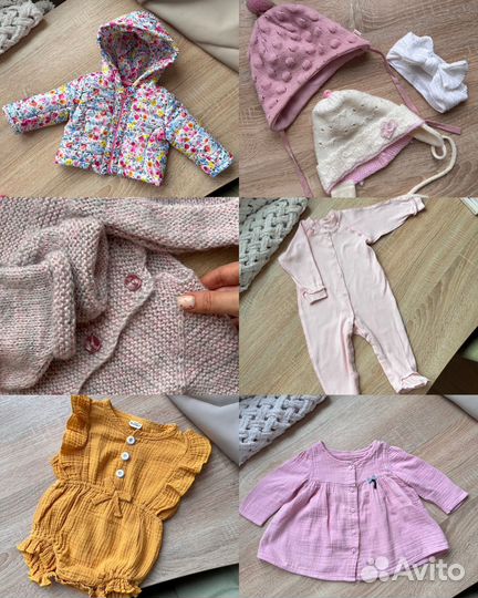 Летние вещи пакетом на девочку 62