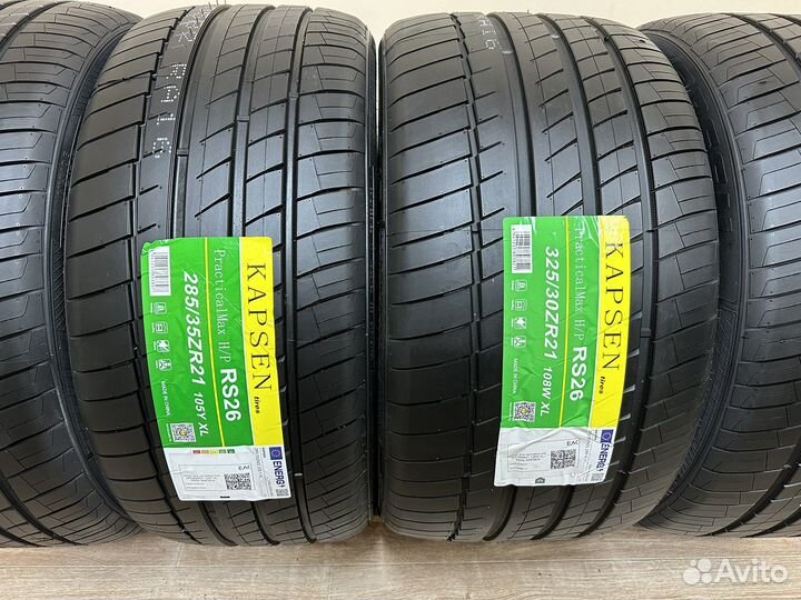 Kapsen RS26 Practical Max HP 285/35 R21 и 325/30 R21 105Y