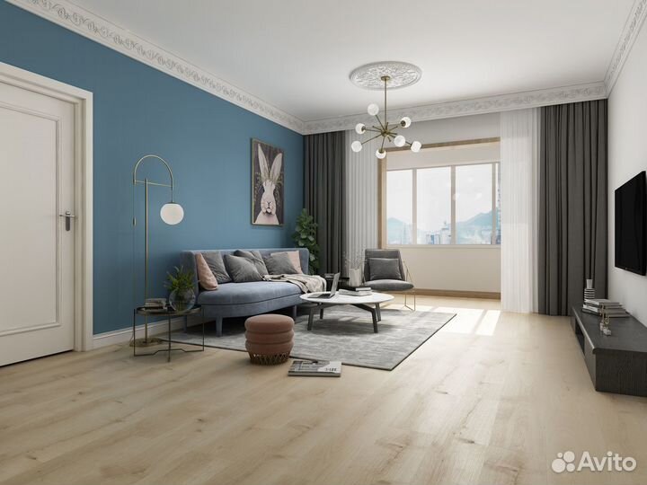 Ламинат SPC Hoi Lock Flooring Лотос 60108PK