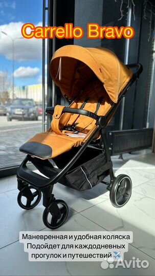 Прогулочная коляска carrello bravo