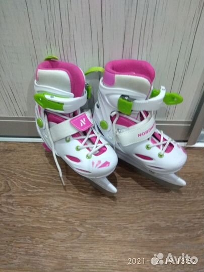 Коньки раздвижные детские р.27-30