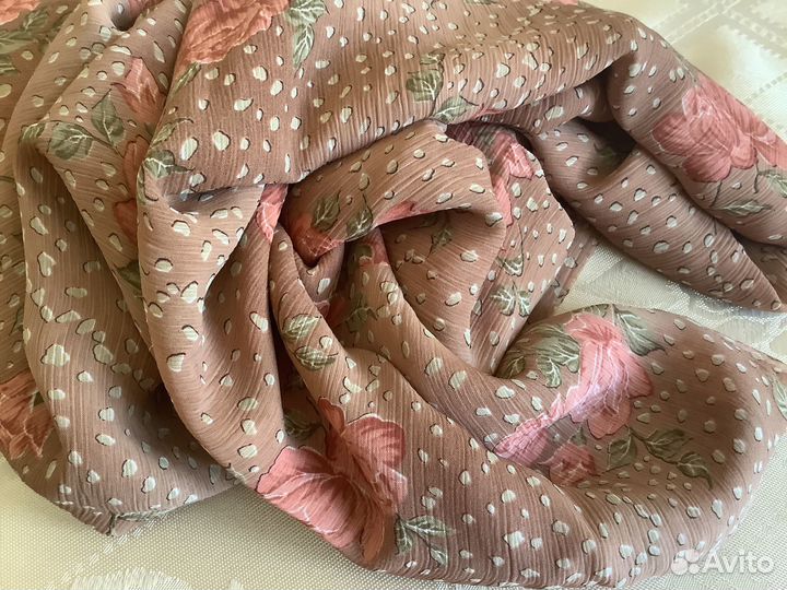 Ткань из креп-жоржета, отрез 4 метра