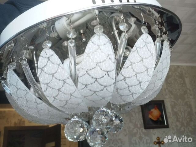 Люстра потолочная светодиодная с пультом