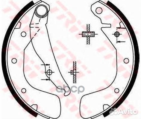 Колодки тормоза стояночного GS8543 TRW