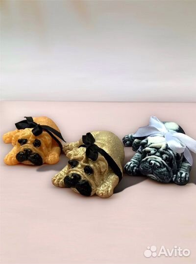 Мыло ручной работы Шарпей