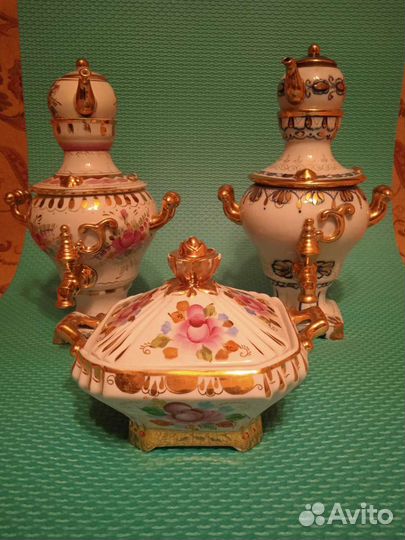 Фарфоровый самовар СССР