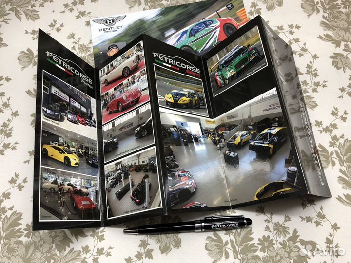 Petricorse automobili буклет ручка с выставки в Мо
