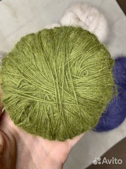 Пряжа 100/шерсть Сури альпака (Suri Alpaca). Перу