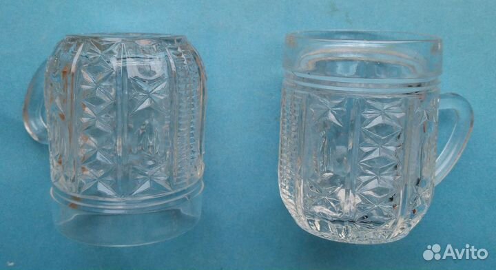 Стекл кружки СССР 110 мл, 2 шт