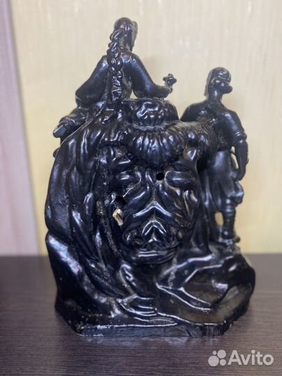 Каминные часы -хозяйка медной горы