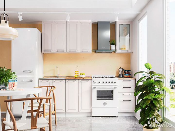 Кухня Кельн корпус шн3Я 600 бел фасад шн3Я 600 кел