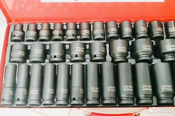 Набор ударных головок 35 предметов