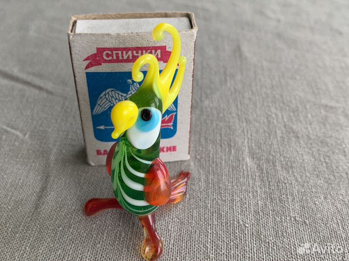 Стеклянные фигурки животных ручная работа гх завод