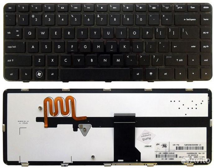 Клавиатура для HP DM4-1000 DV5-2000 с подсветкой