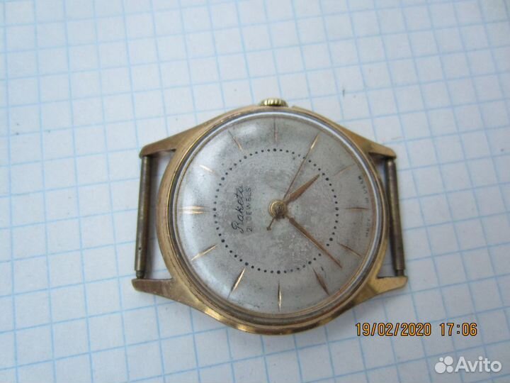 Часы Ракета Механические позолоченные AU