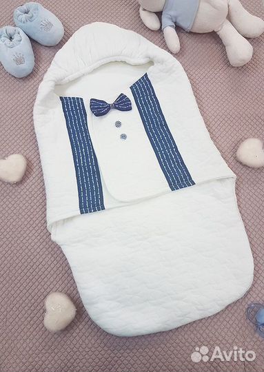 Конверт + костюмчик на выписку