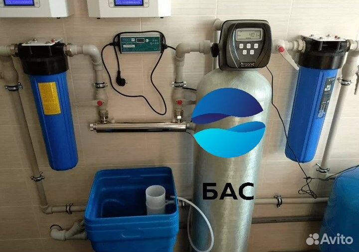 Обезжелезивание воды (Ручной клапан) /Фильтрация в