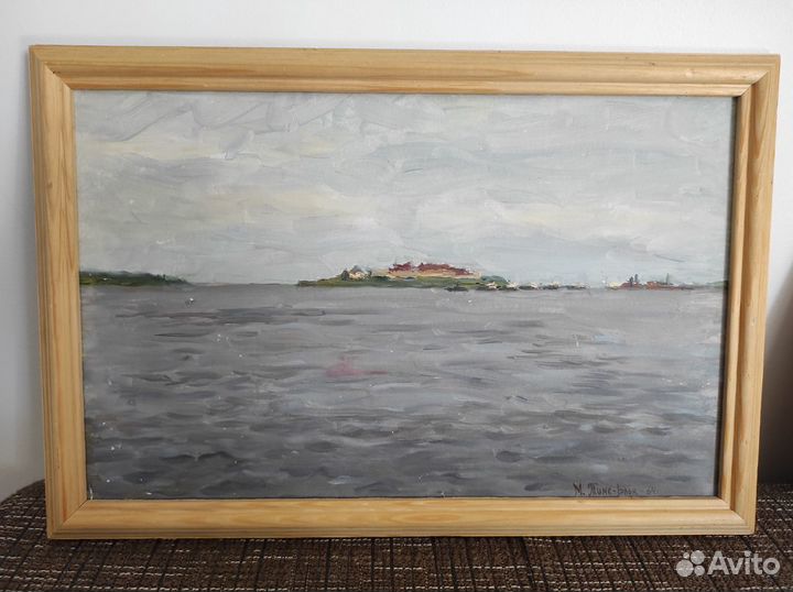 Картина Марины Г. Тиме-Блок 1964 год масло