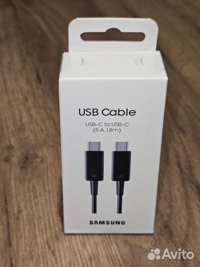 Кабель Samsung USB Cable USB-C to USB-C 5A 1.8м