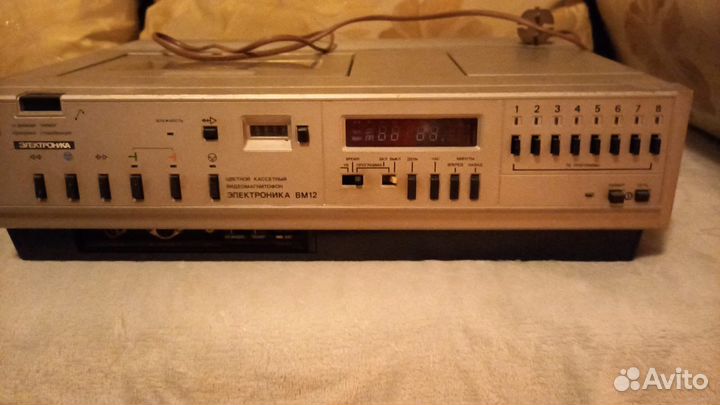 Видеомагнитофон электроника вм 12.1991 г