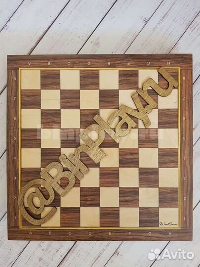 Шахматный ларец Турнирный бук, 40мм с фигурами бук