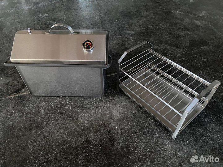 Коптилка-коптильня из нержавейки