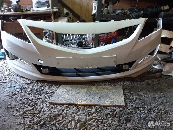 Бампер передний hyundai solaris 2015