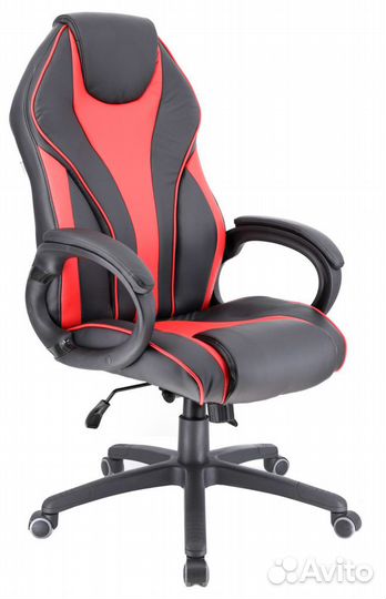 Кресло игровое Everprof Wing TM Экокожа Красный