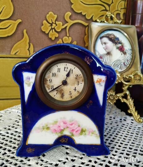 Антикварные кабинетные часы, Германия,1930-е г