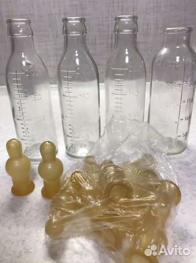 Бутылочки для кормления стекло
