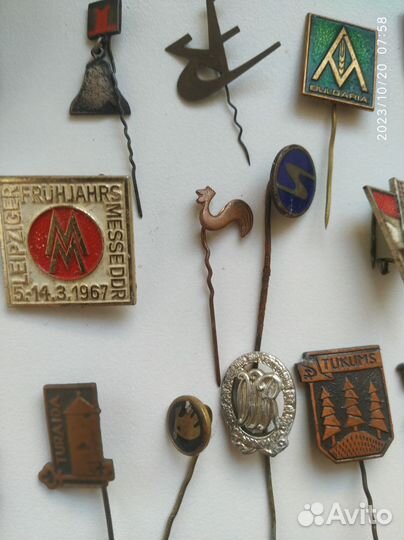 Значок времён ссср,зарубежные страны