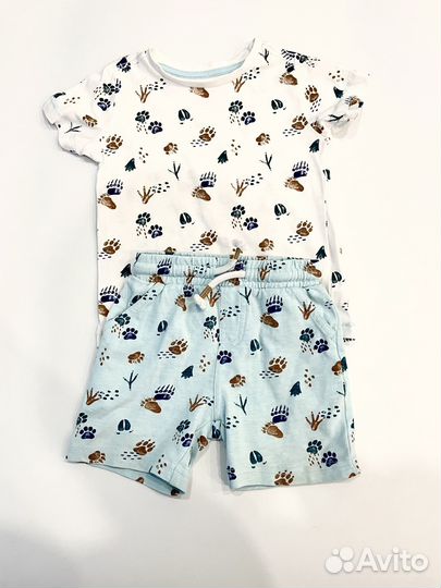 Футболка и шорты mothercare 86-92