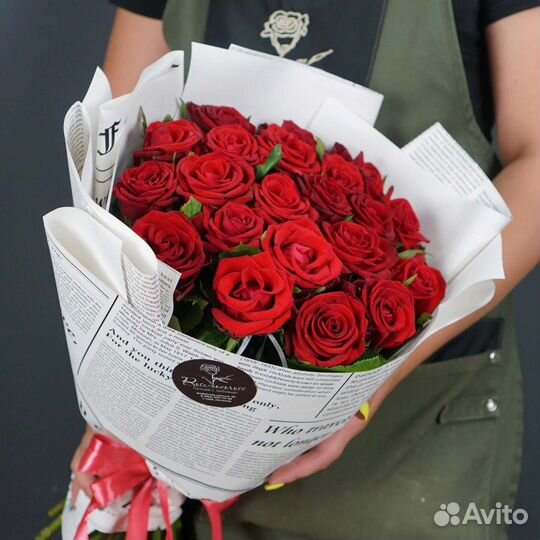 Цветы розы букет