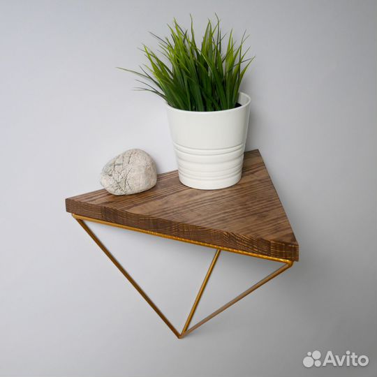 Полка настенная в стиле лофт 