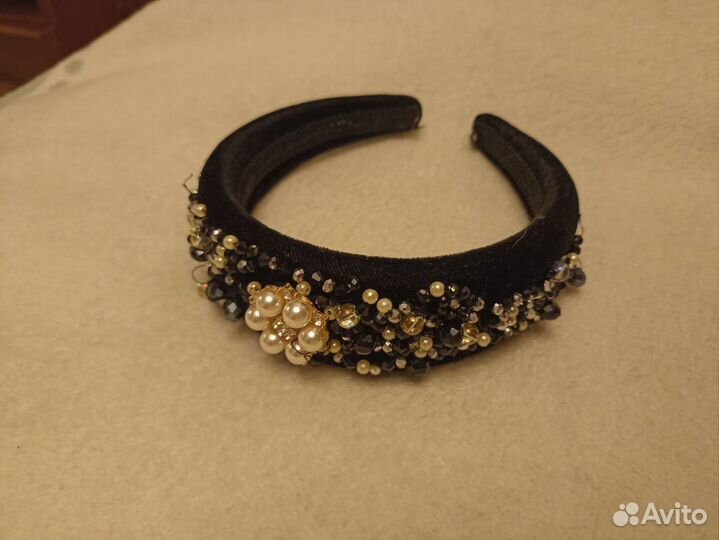 Ободок для волос ручной работы