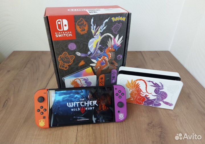 Nintendo switch oled pokemon edition прошитая 256
