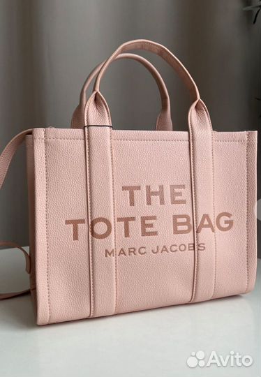 Сумка marc jacobs tote bag rose dust