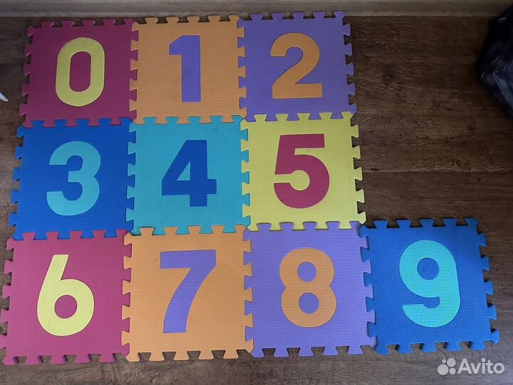 Развивающий коврик-пазл