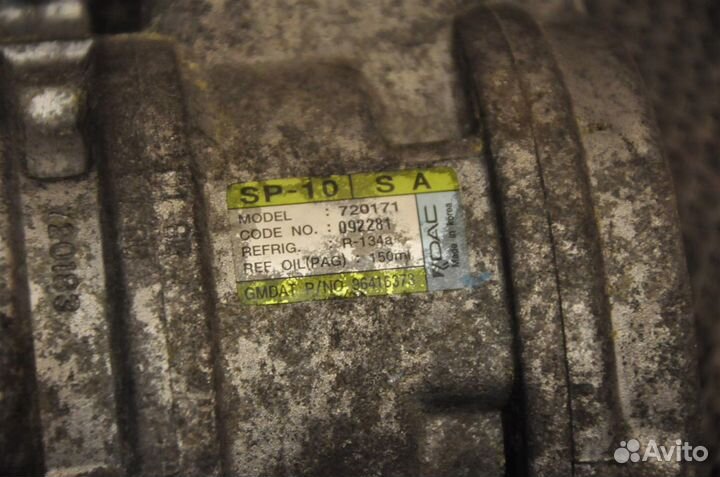 Компрессор кондиционера chevrolet aveo T250