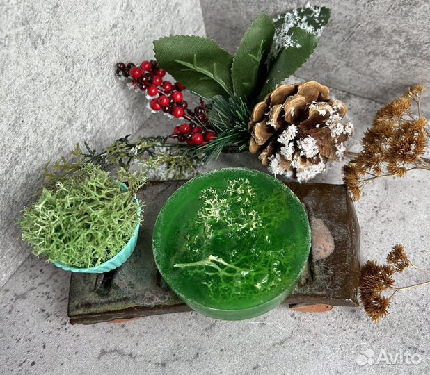 Мыло ручной работы с добавлением ягеля