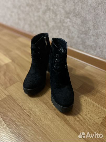 Ботильоны женские 36 размер замшевые