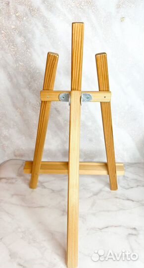 Мольберт для рисования настольный с холстом
