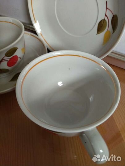 Чайные пары. Фарфор. Песочное. 1976-1991 гг