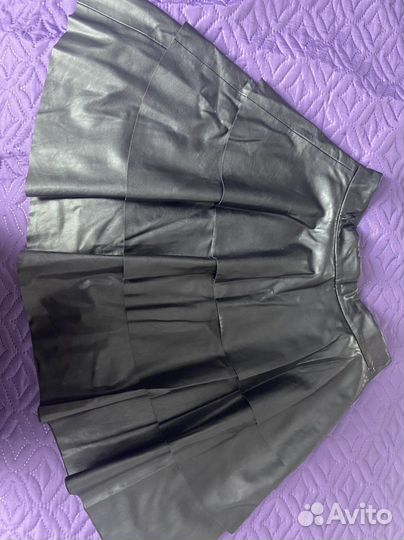 Кожаная юбка